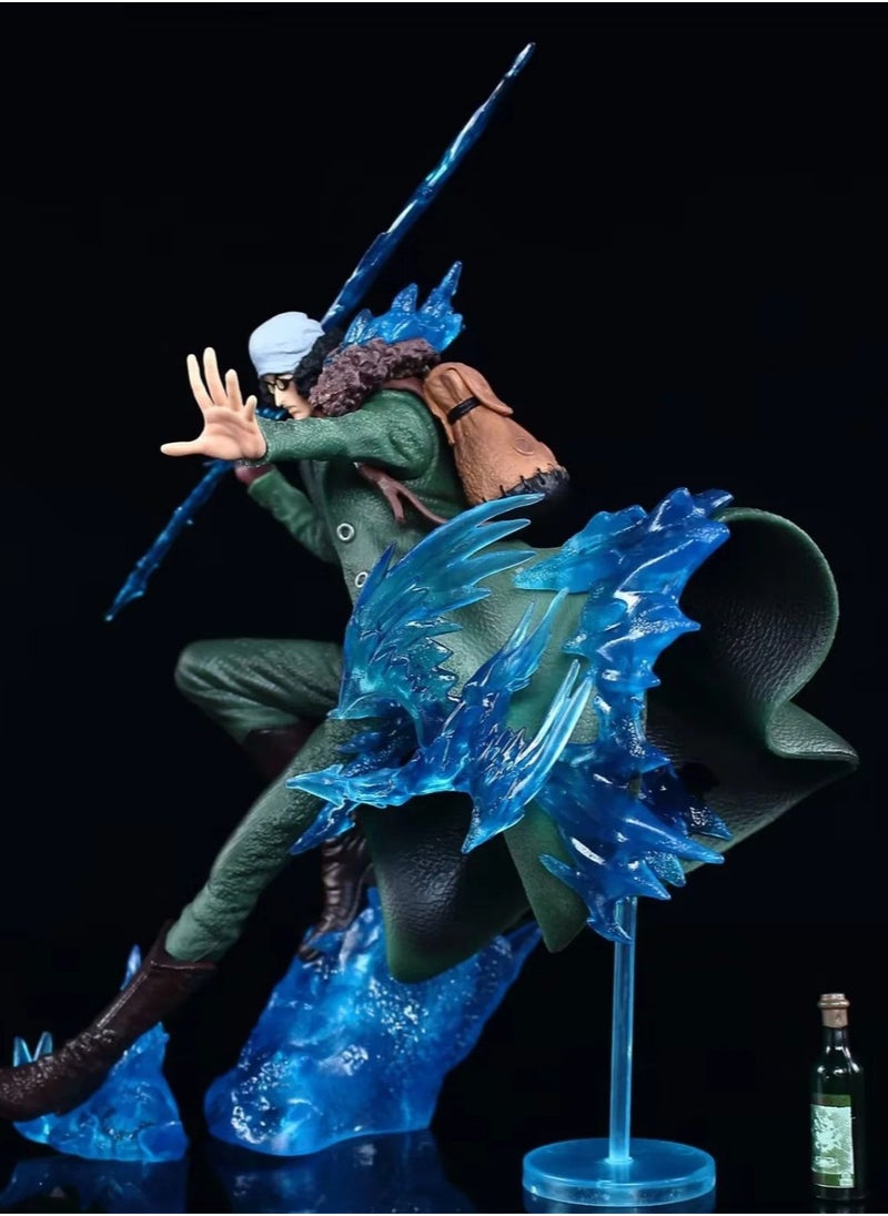 One Piece POP Admiral LX Ao Kiji Rebel Double-Sided Statue, Non-Glowing, Boxed Figurine, Eco-Friendly PVC Material, Approximately 23CM Height  - Image 3