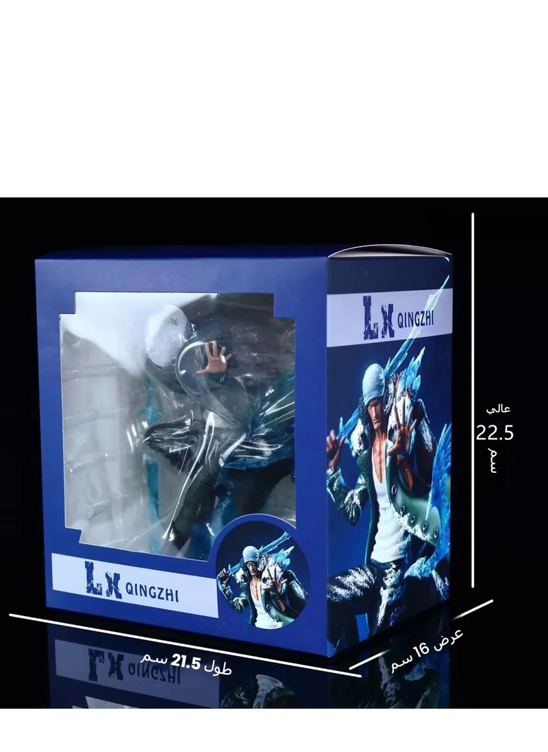 One Piece POP Admiral LX Ao Kiji Rebel Double-Sided Statue, Non-Glowing, Boxed Figurine, Eco-Friendly PVC Material, Approximately 23CM Height  - Image 5