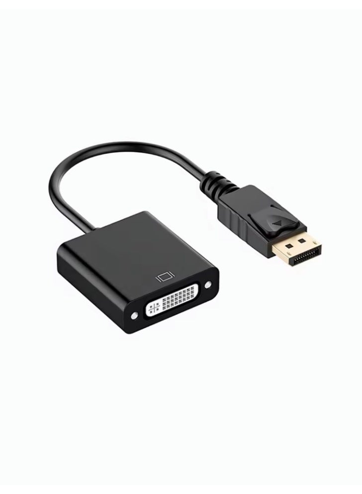 فوجيشكا كابل محوّل من DisplayPort إلى DVI  ذكر إلى أنثى، بطول 25 سم، لون أسود  - Image 5