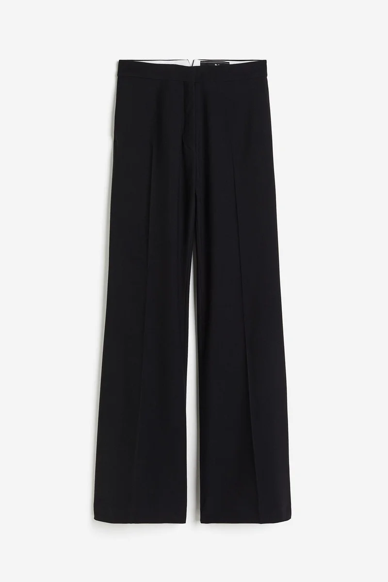 H&M Wool-blend bootcut trousers