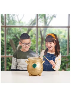 Magic Mixies Magic Mixies Gold Cauldron | Spellbook & Magic Ingredients | Create a Plush Friend | Mystical & Enchanting Playset for Kids  - Image 5