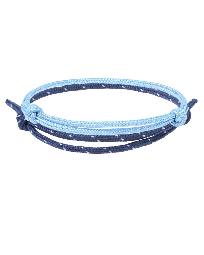 Made by Nami 2 Pcs Braided Rope Bracelet for Men and Women Waterproof & Adjustable Nautical Rope Bracelet Set of 2 Summer and Beach Accessories for Surfers (Set 7) - Image 1