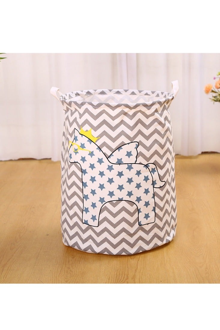 Home Storage Basket, Fabric Dirty Clothes Storage Basket