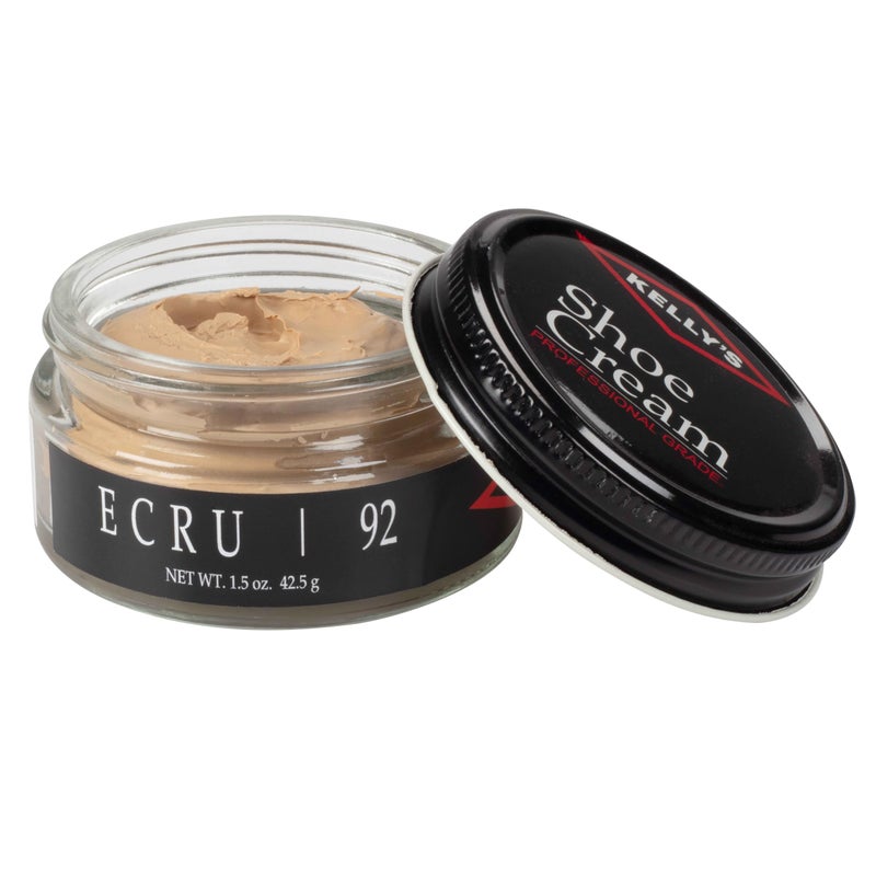 KELLYS Kelly's Ecru Shoe Polish 1.5 oz - Professional Leather Shoe Cream - Image 1