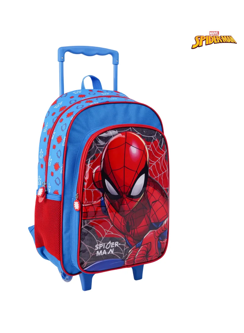 MARVEL Marvel Spider-Man Spidey To The Rescue 5In1 Trolley Box Set 18" I Trolley I Lunch Bag I Water Bottle I Pencil Case I Lunch Box I Packaging