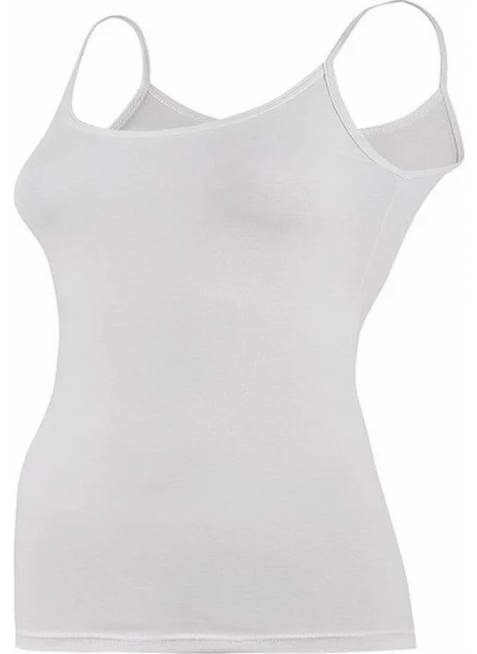 Yıldız Star Women's Lycra Strappy Undershirt with Color Options