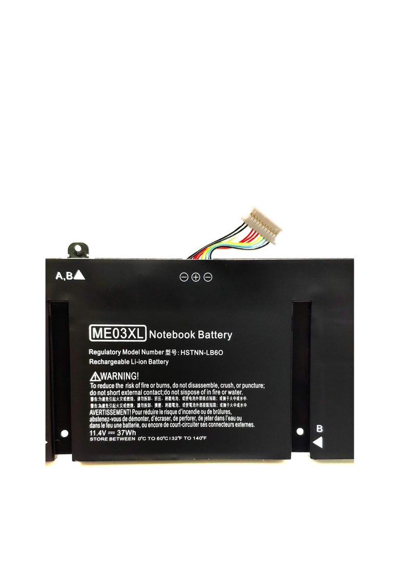 Terabyte ME03XL ME03 Replacement Laptop Battery for HP Stream 11-D 13-C Series 13-c110nr 13-c002dx 13-c010nr 13-c014tu 11-d010nr 11-d020nr 11-d010wm 11-d011wm 11-D014TU 787521-005 787089-541 HSTNN-UB6M - Image 2