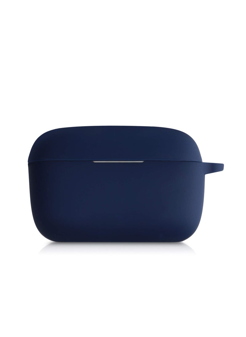 Generic - Silicone Case Compatible with JBL Live 300TWS - Case Protective Cover for Headphones - Dark Blue - Image 1