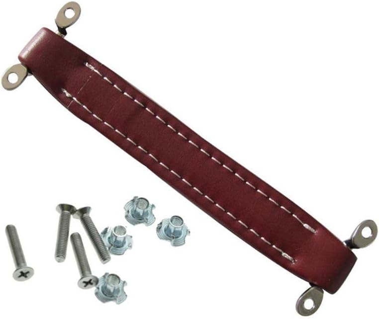 KAISH Red Vintage Style Guitar AMP Amplifier Handle Vinyl PVC Handle with Accessories for FD Amplifiers - Image 2