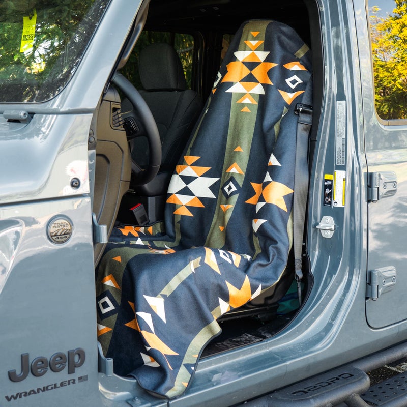 Sprints Athletic Running Towel, Full-Sized, Car Seat Cover - Performance Microfiber (Steppes Frontier) - Image 3