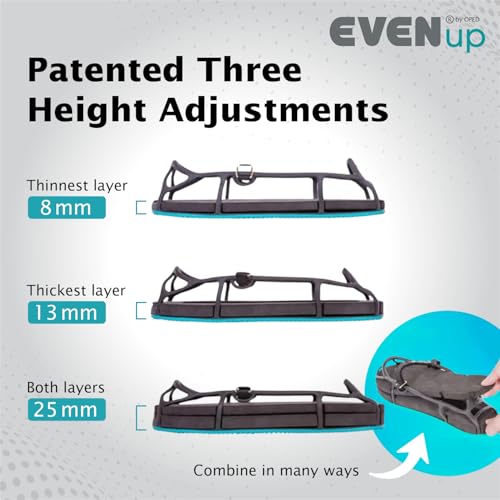 EVENup – The Authentic Shoe Balancer | Kids’ Size X-Small | For Use with Fracture Boots or Leg Length Discrepancies | Improves Your Gait Using a Variety of Height Adjustments - Image 5