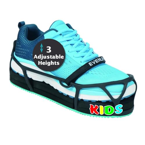 EVENup – The Authentic Shoe Balancer | Kids’ Size X-Small | For Use with Fracture Boots or Leg Length Discrepancies | Improves Your Gait Using a Variety of Height Adjustments - Image 1