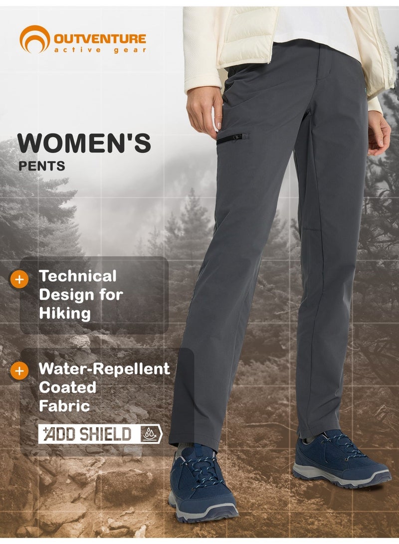 Outventure سروال جرافيت للنساء من أوتفينتشر - مقاوم للماء +ADD SHIELD، 3 جيوب، عناصر عاكسة، ملاءمة مريحة، مثالي للسفر والأنشطة الخارجية - Image 2