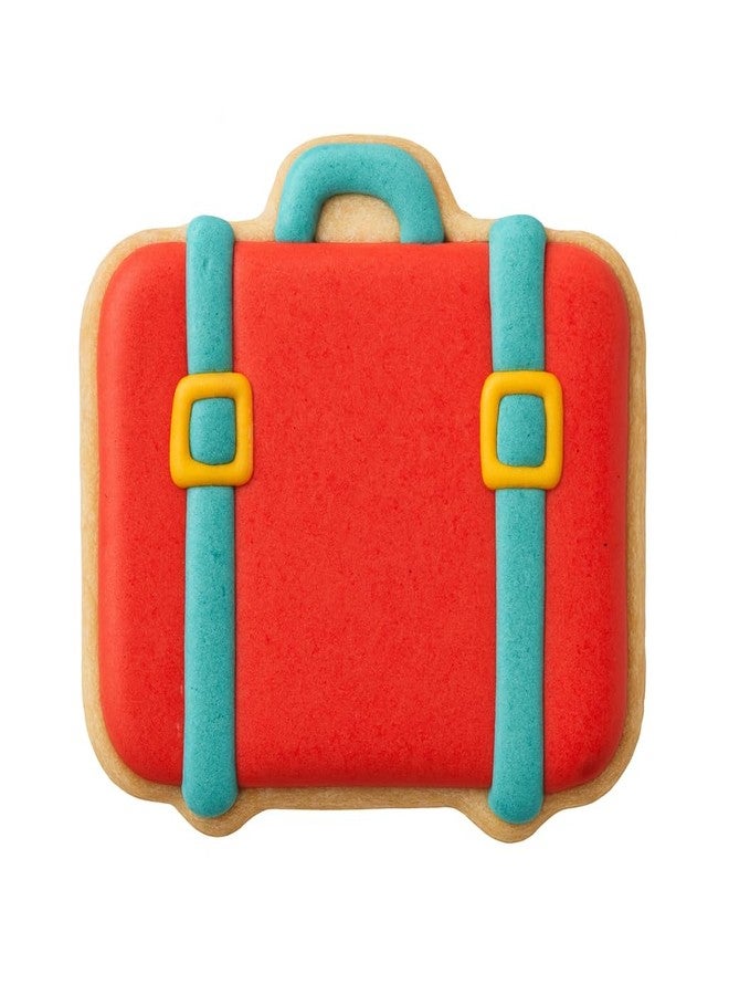 Bundle of Fun Suitcase Cookie Cutter with Easy Push Design - Image 5