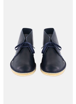 clarks Men Suede Lace Up Ankle Boots, Navy  - Image 3