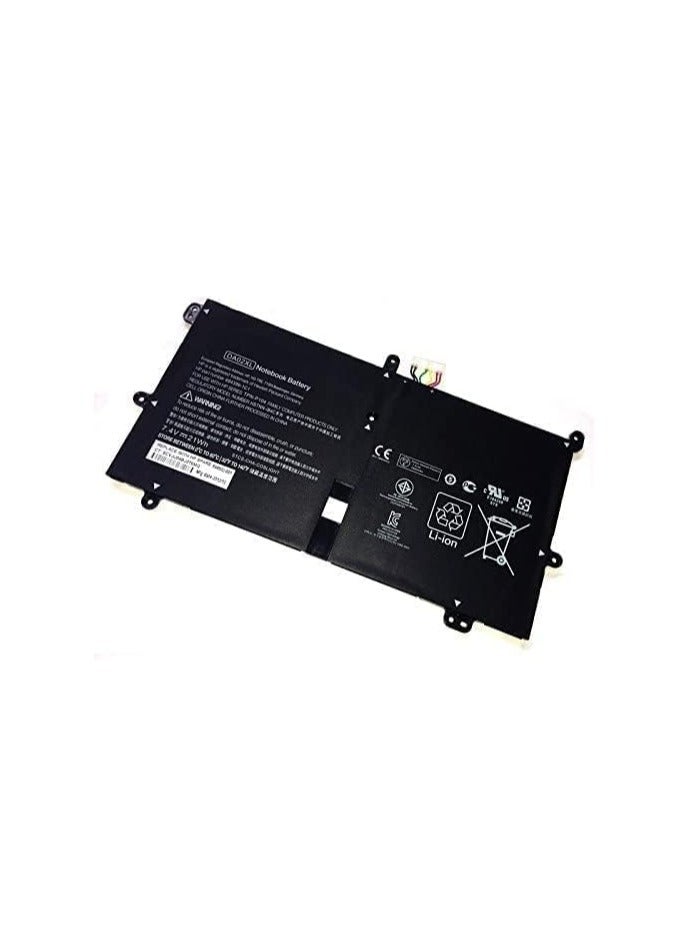 Terabyte 7.4V 21Wh DA02XL Replacement Laptop Battery for HP Envy X2 11.6" Tablet TPN-P104 694399-1C1 HSTNN-IB4C 694502-001 - Image 1