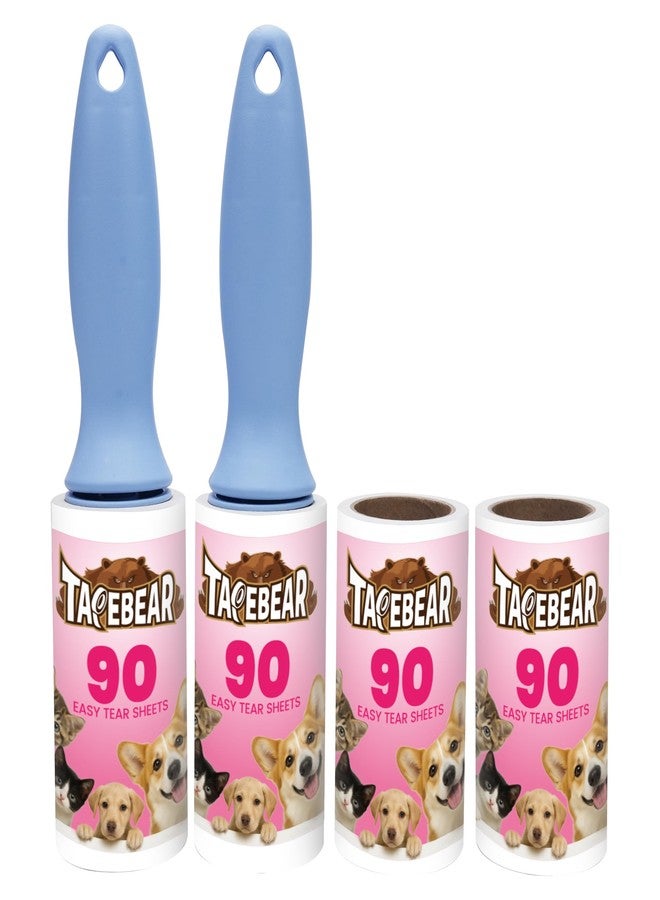 TAPEBEAR Lint Rollers 360Sheets with 2 Handles, Sticky Roller for Pet Hair Lint Debris, Easy Start Easy Spiral Tear Dog and Cat Lint Remover for Clothes Sofa Bed Furniture Carpet Car Seat - Image 1