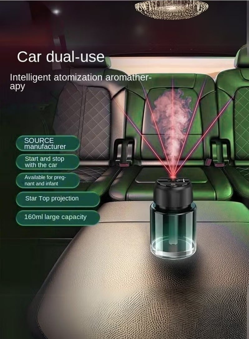موزع زيوت عطرية صغير للسيارة - مرطب محمول ورائحة عطرية للسيارة والمنزل والمكتب وغرفة النوم - Image 2