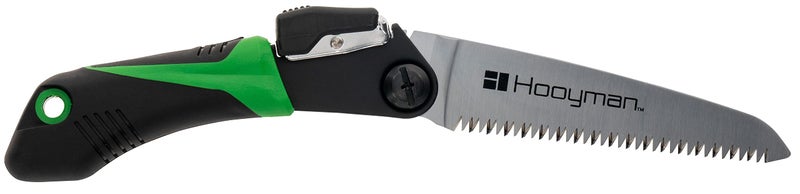 Hooyman MegaBite Compact 6” Handsaw with Heavy Duty Construction, High Carbon Steel Blade, Impulse Hardened Teeth, and Ergonomic Over-Molded Handle for Camping, Hunting, Trimming, Pruning, and Outdoor - Image 1