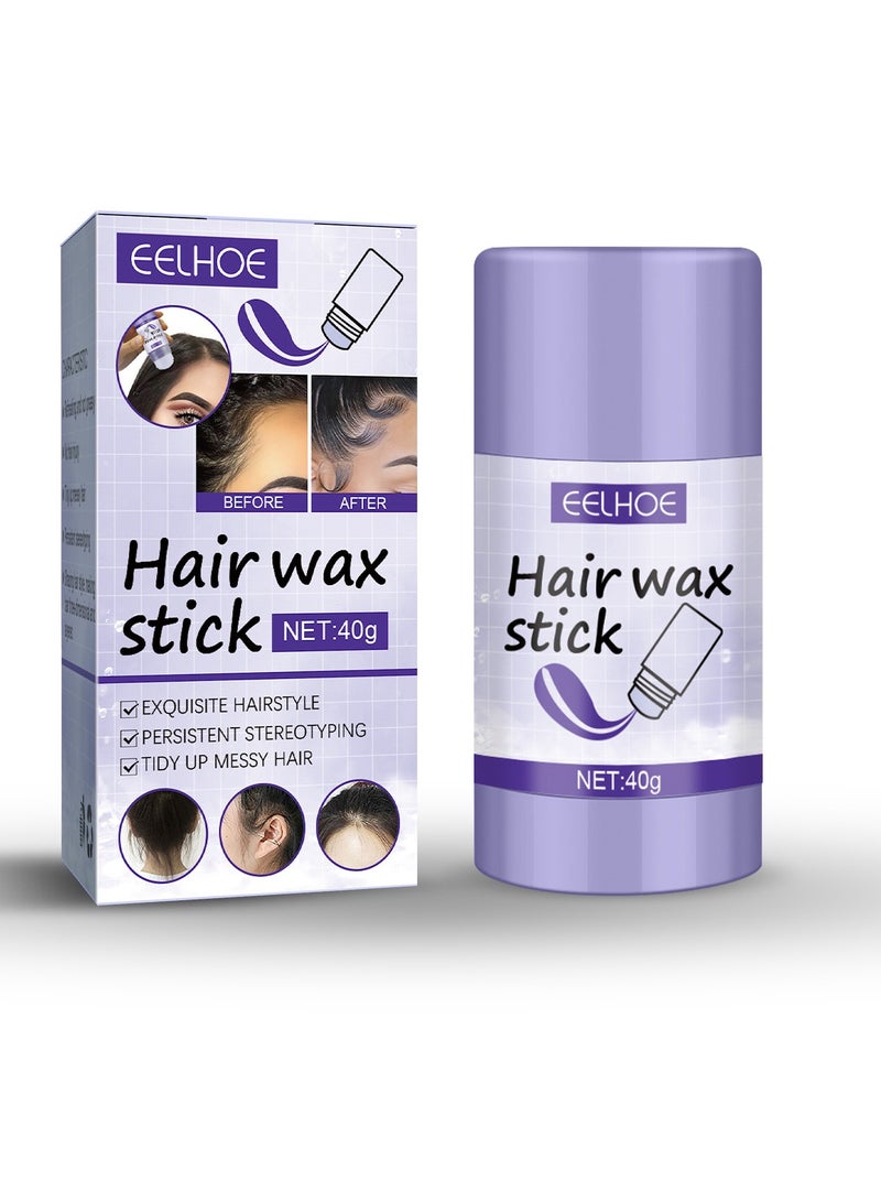 EELHOE Hair Wax Stick Shattering Hair Finishing Hair Wax Stick Shaping Shattering Hair Finishing Cream Small Shattered Hair Hair Finishing - Image 1
