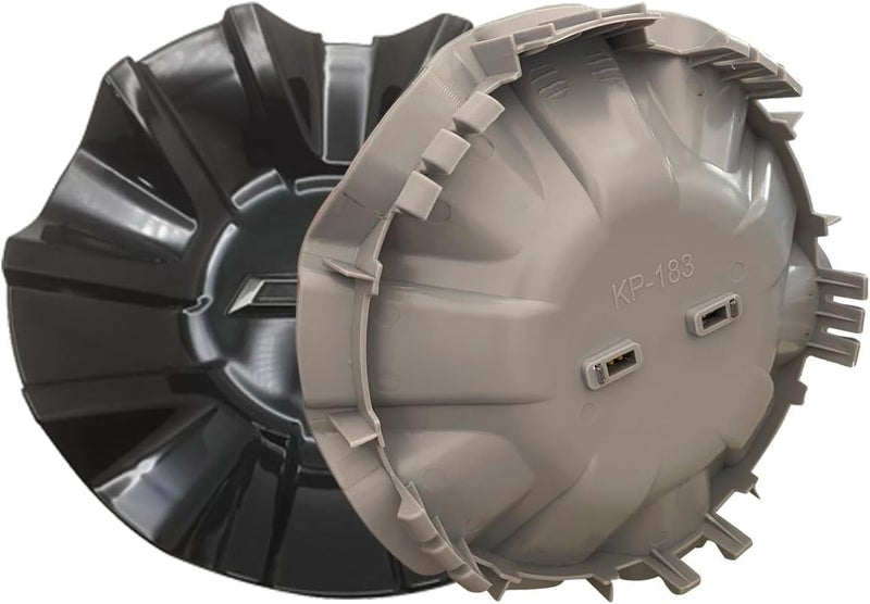 Black Wheel Center Hub Cap 84459799, 85002880 for Silverado 1500 Suburban Tahoe 2021-2024