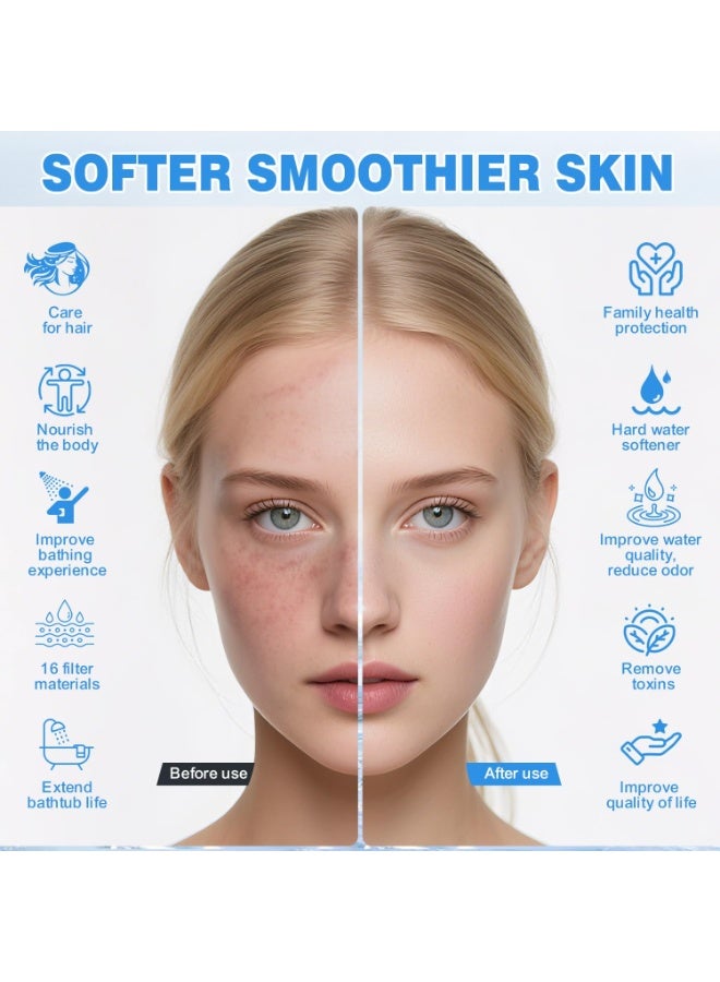 Relex Bath Filter for Tub, Bathtub Water Filter with Overflow, 8000 Gallons Faucet Filter Filtration, Removes Chlorine, Fluoride & Contaminants, Hard Water Softener, Protects Skin, Hair, Easy Install - Image 5