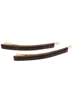 France Luxe Bobby Pin Pair on Gold Wire  Mojave