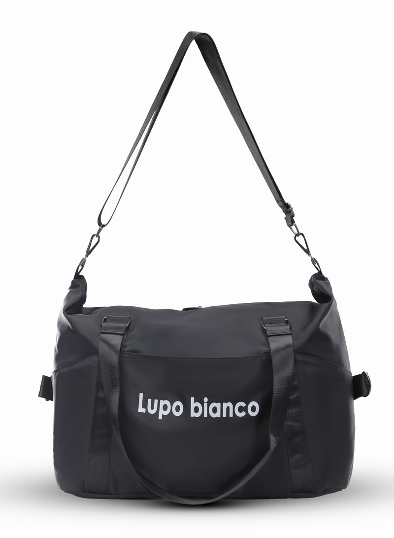 Lupo bianco Beach Bag - Black - Image 1