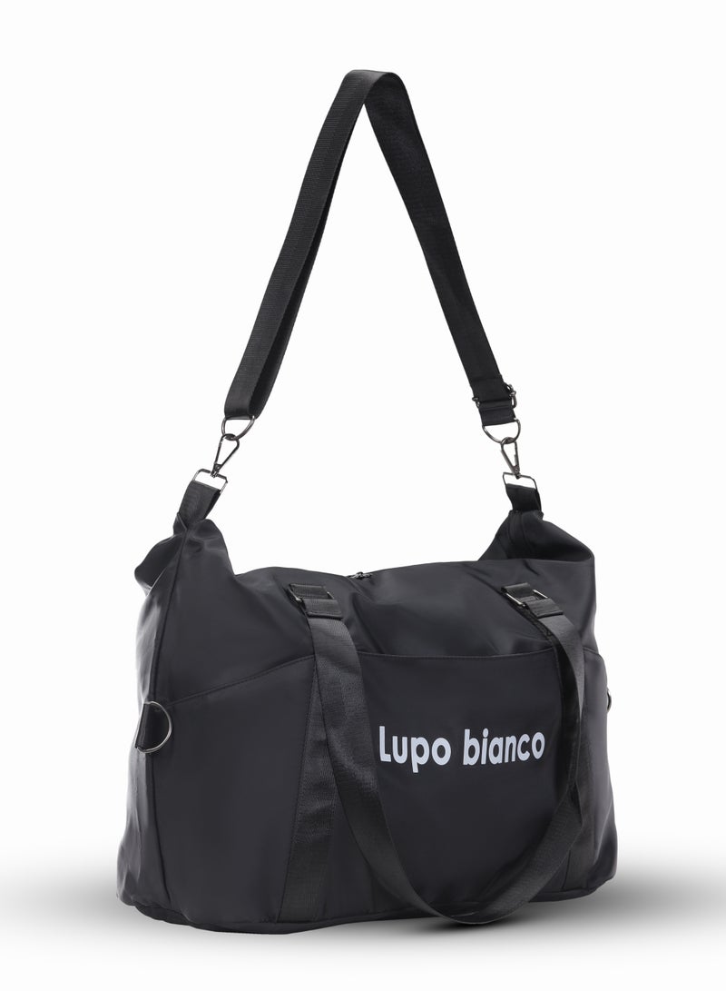 Lupo bianco Beach Bag - Black - Image 2