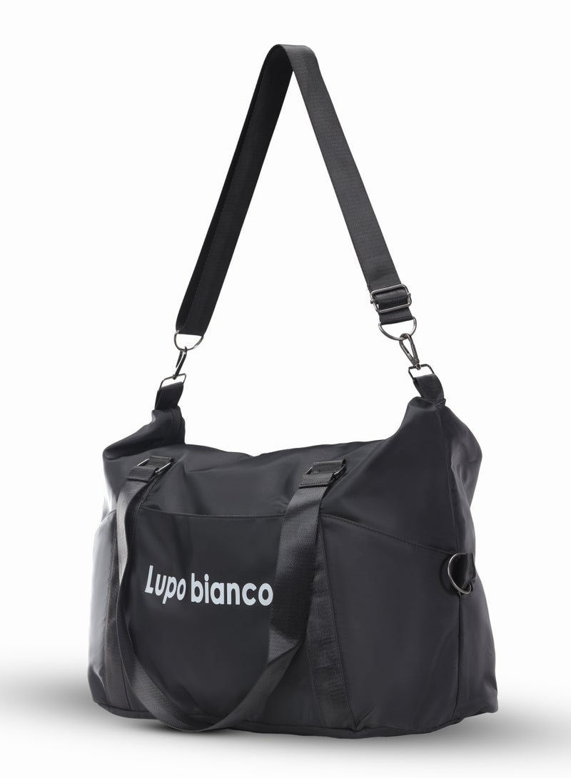 Lupo bianco Beach Bag - Black - Image 3