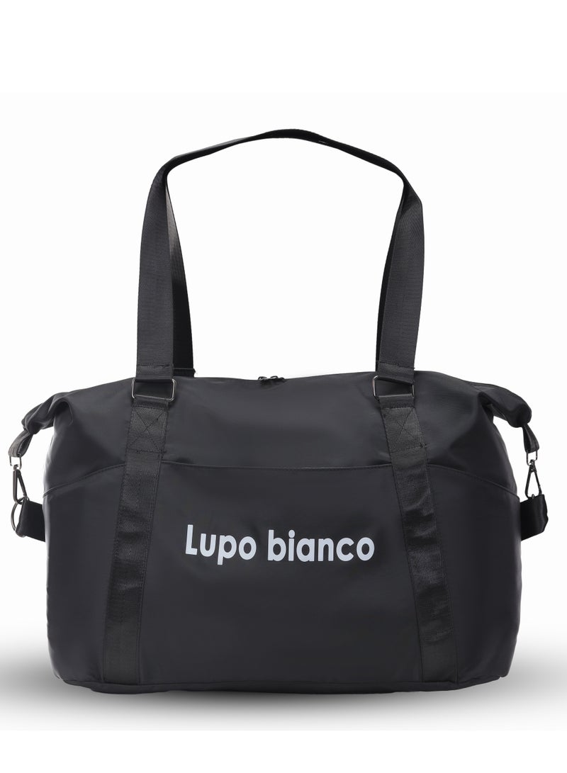 Lupo bianco Beach Bag - Black - Image 4