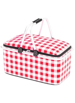 Insulated Picnic Basket, 30L Large Portable Collapsible Cool / Hot Bag - Red - pzsku/ZE144CD585634A5E4DF54Z/45/_/1734733971/dba9ad0d-c527-43db-a913-b8fb1fcdf047