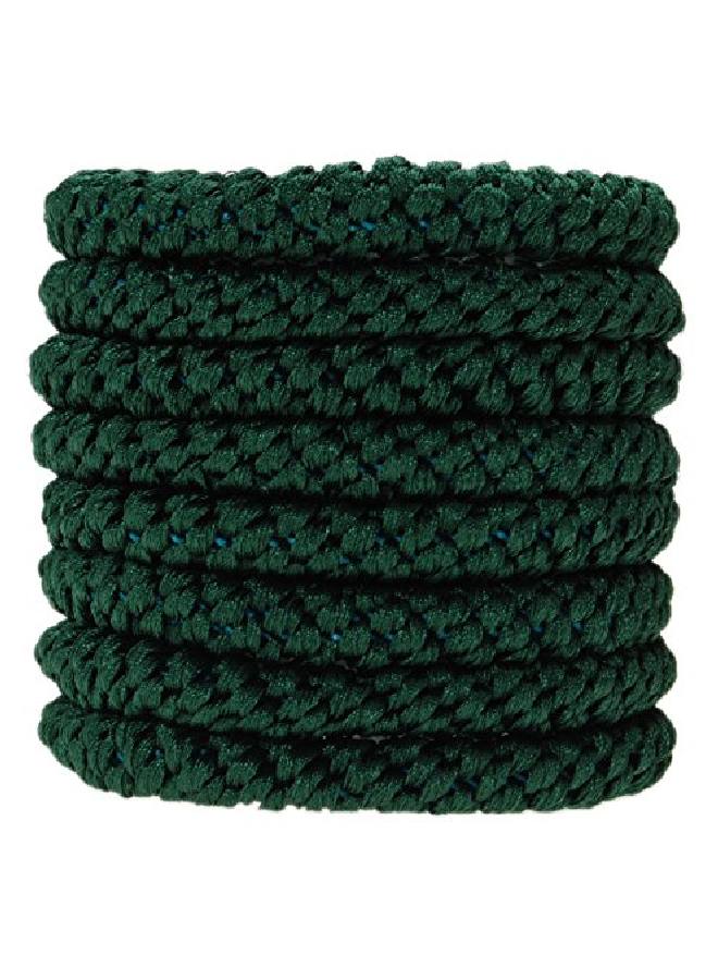 L. Erickson Grab & Go Ponytail Holders Hunter Set Of Eight Exceptionally Secure With Gentle Hold - Image 1