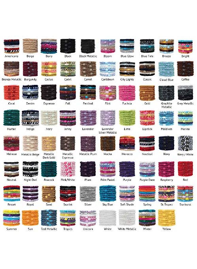 L. Erickson Grab & Go Ponytail Holders Hunter Set Of Eight Exceptionally Secure With Gentle Hold - Image 3