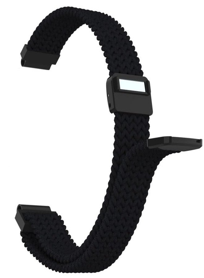 C2D JOY Nylon Braided Strap Compatible with Garmin Vivofit Jr. 3 Bands Watch Sport Clasp Wristband - Black - Image 4