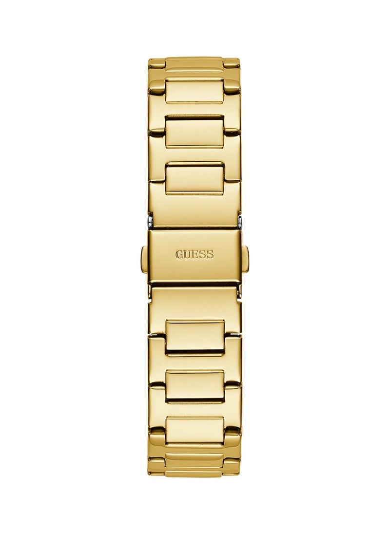 GUESS Duchess Women's Gold Square Dial Analog Stainless Steel Watch GW0558L2 - 40mm - Gold  - Image 3