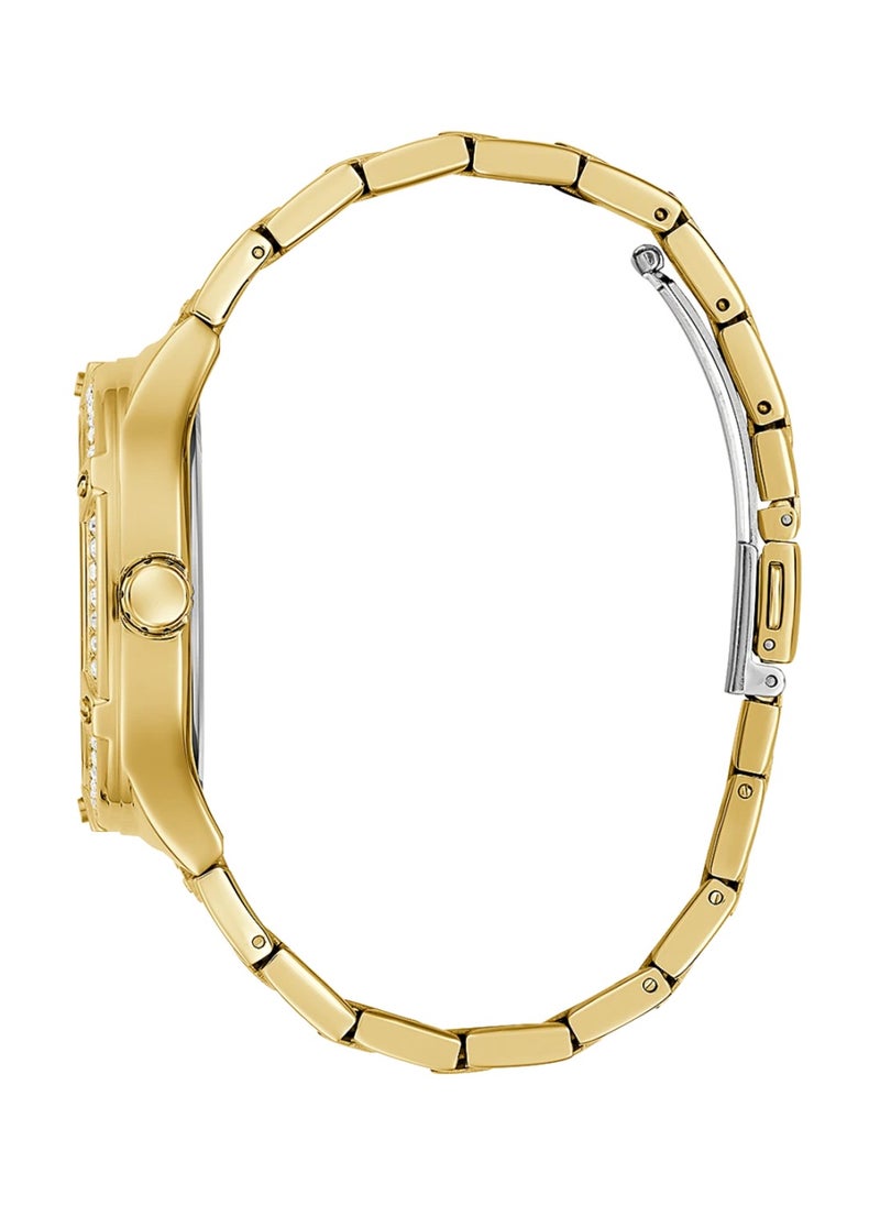 GUESS Duchess Women's Gold Square Dial Analog Stainless Steel Watch GW0558L2 - 40mm - Gold  - Image 2
