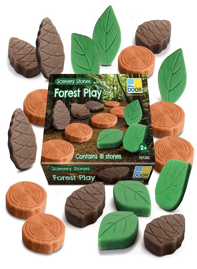 Yellow Door Scenery Stones - Forest Play, Set of 18 - Image 1
