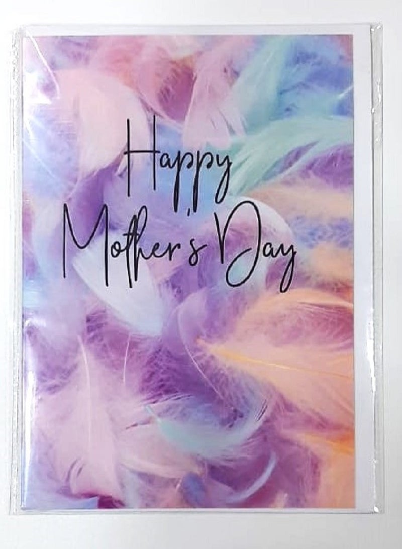 Mother's Day Greeting Card - Happy Mother's Day - Package contains a 12*17 greeting card and an envelope - Image 1