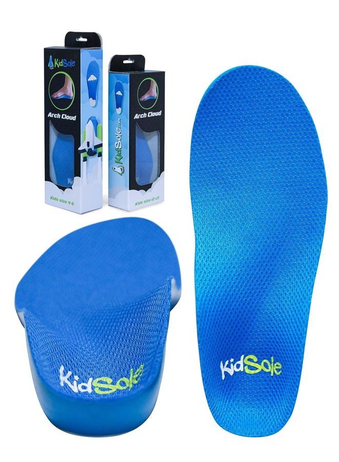 KidSole Arch Cloud Premium Grade Orthopedic Footbed By Lightweight Pronation & Supination Insole (10 inches) Child Size 4-6) - Image 1