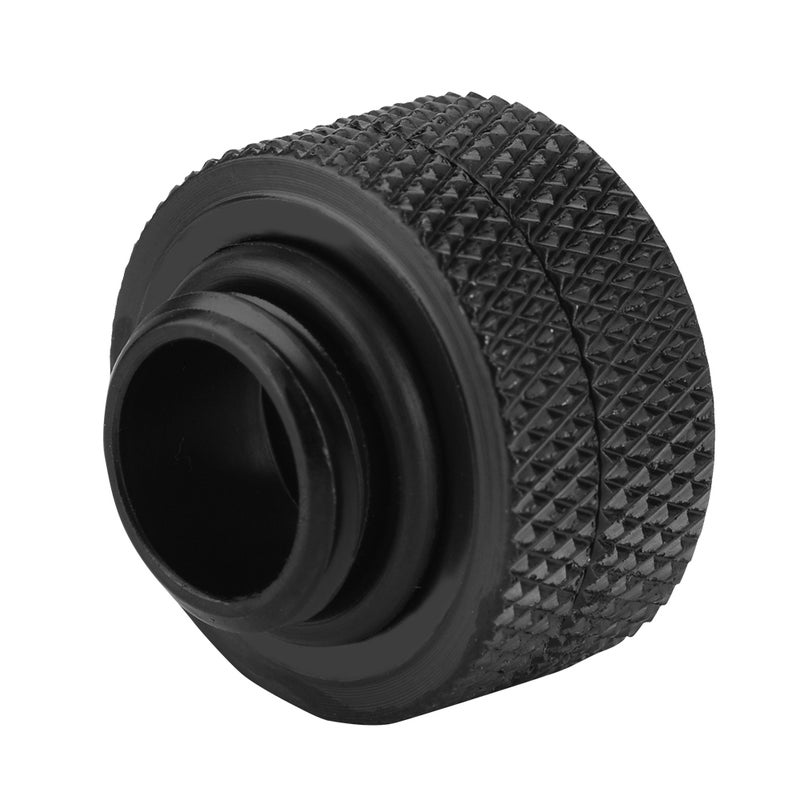2 Pcs / Pack Water Cooling Compression Fitting for Rigid Acrylic Tube OD 14mm Black - Image 3