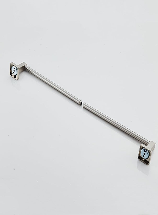 KUUBTH Bathroom Wall Mounted Towel Rack,24 Inch Brushed Nickel Towel Bar with Stainless Rack and Hand Towel Holder, Shower and Bath Towel Racks for Bathroom Wall(Total Length 26-Inch) - Image 5