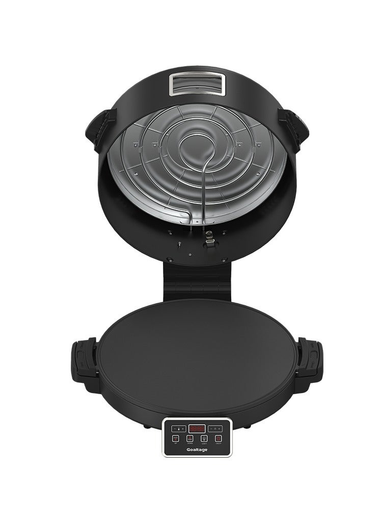 جولتيج فرن بيتزا كهربائي OVN01 BakeMaster مع تحكم باللمس LED ومؤقت وحرارة قابلة للتعديل وسطح غير لاصق وآلية إغلاق ناعمة ومفتاح تشغيل وإيقاف ووظيفة متعددة الأغراض فرن متعدد الأغراض مع لوحة غير لاصقة ومقابض تعمل باللمس البارد  - Image 2
