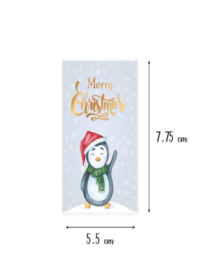 Chic a Choc Merry Christmas Penguin50 Tags for Cake Boxes - Image 3