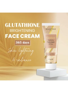 Glamveda Glutathione Face Cream Reduce Dark Spots Hyperpigmentation With Vitamin C & Gold Dust For Glow Booster For All Skin Types 30 Gm  - Image 3