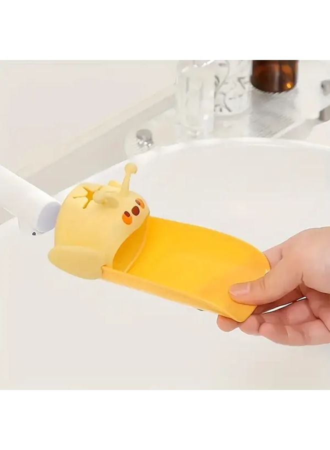Cute Cartoon Animal Faucet Extender U Shaped Plastic Sink Tap Extension For Kitchen Bathroom - Image 1