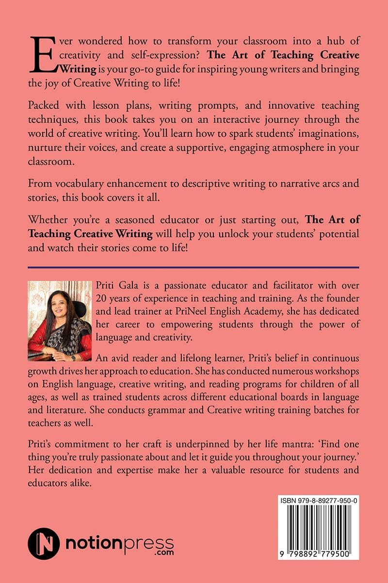 The Art of Teaching Creative Writing : A Step-By-Step Guide to Teach Creative Writing with Concept Notes, Lesson Plans, Induction Activities and Sample Worksheets - Image 2