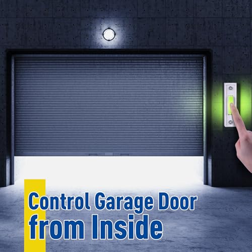 Fiada Lighted Doorbell Button, Garage Door Opener Switch with LED Light, 41A4166 Wall Mounted Push to Exit Ringer Button(White,1 Piece) - Image 5