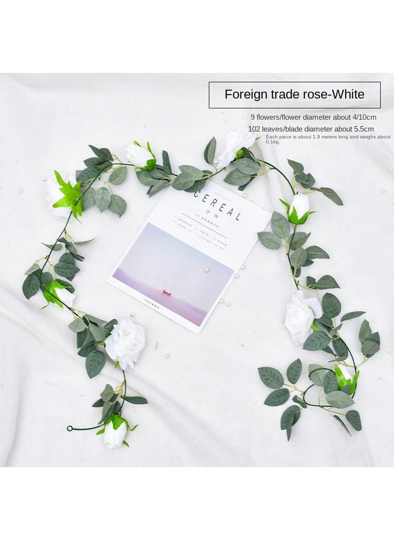 Generic 2-Pieces Artificial flower Eucalyptus canes leaves decorative flower  - Image 1