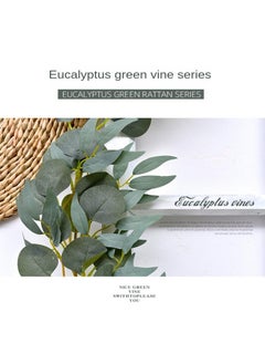 Generic 2-Pieces Artificial flower Eucalyptus canes leaves decorative flower  - Image 4